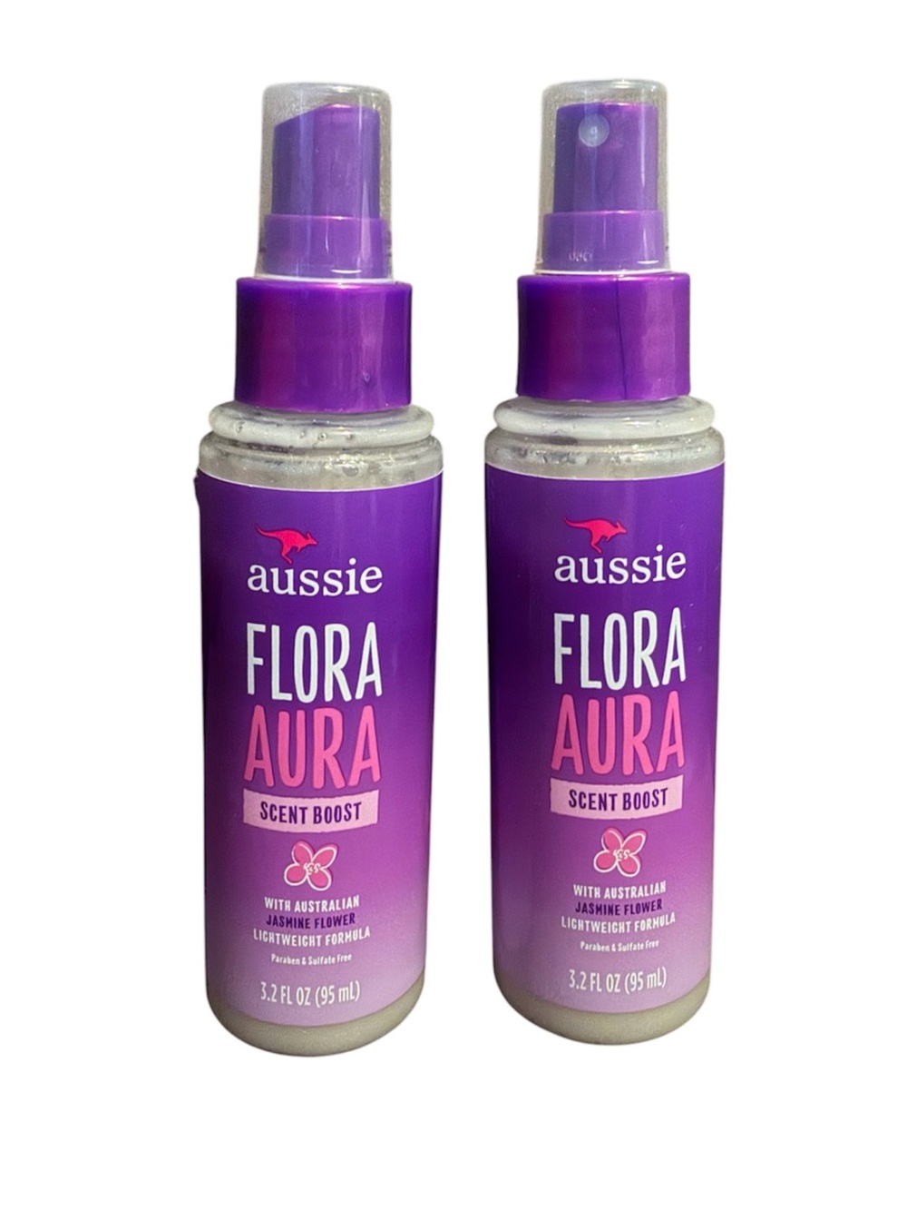 New Aussie Flora Aura scent boost Jasmine Flower, 3.2 oz, 2 Bottles